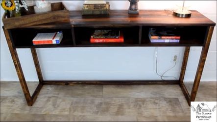 Custom made Farmhouse style console table