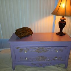 Cute Lavender Console/dresser