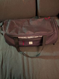 Herschel Supply Co. Large Duffel Gym Travel Bag – Black