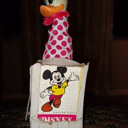 Walt Disney Donald Duck Spring Pop Up Toy Ventage