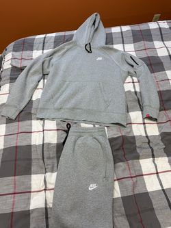 Grey Nike suit