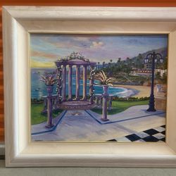 Laguna Beach CA. Wedding Site Painting