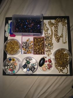 Large Jewelry Making Bead and Charm Lot