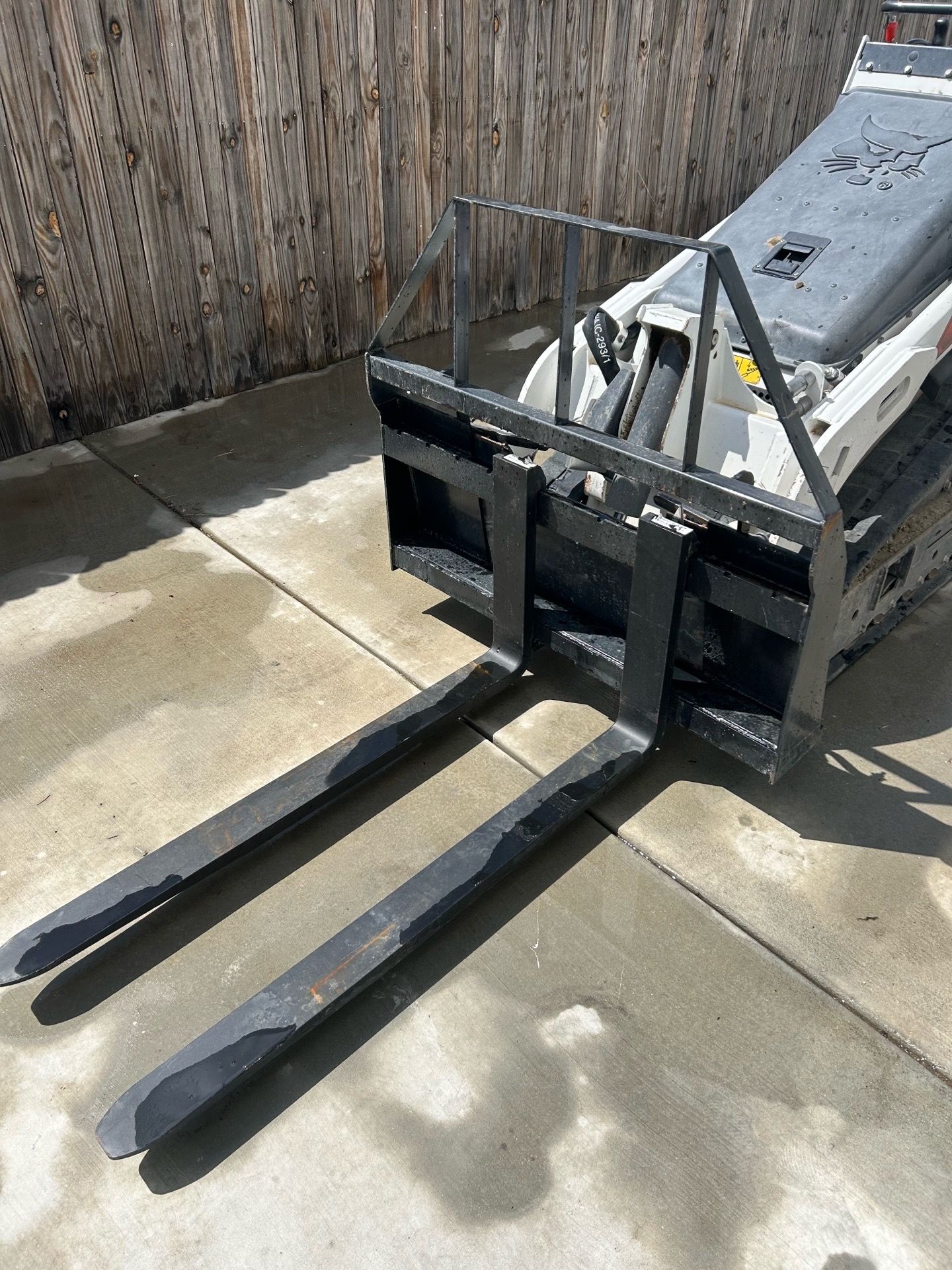 Skid steer forks