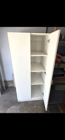 Large stand alone storage cabinet