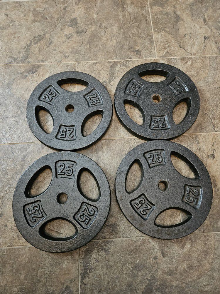 25lb Standard 1" Weight Plates 85 Cents/lb
