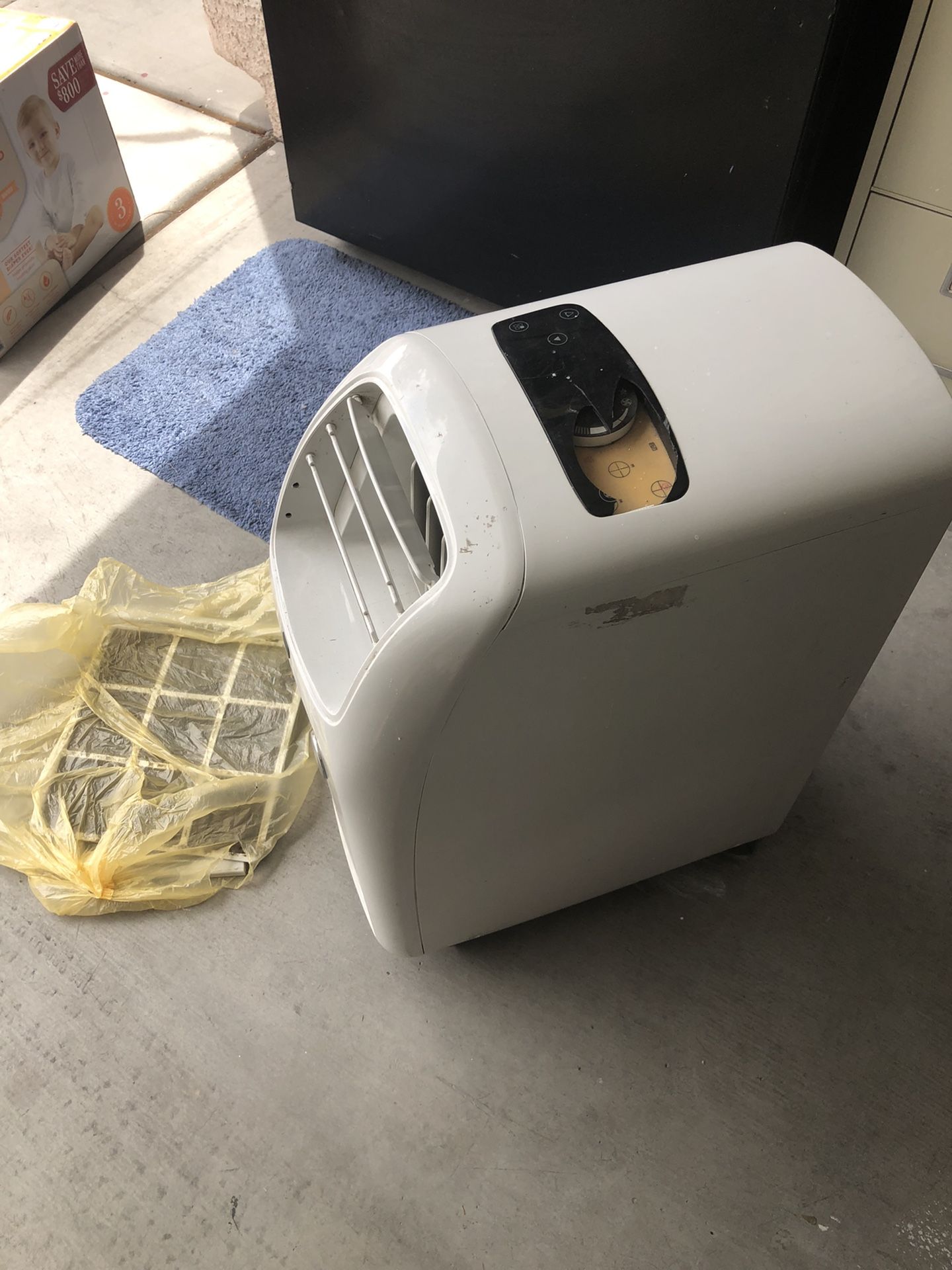 Air conditioner portable with filters