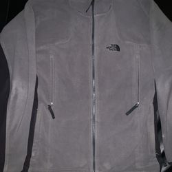 $450 NEW North Face Fleece Denali Men’s XL Jacket Polartec Wind Pro Gray