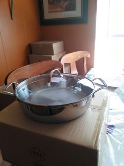 Princess house set olla de 9 qt sarten grande de 12” caserola redonda de 4  qt for Sale in Palmdale, CA - OfferUp