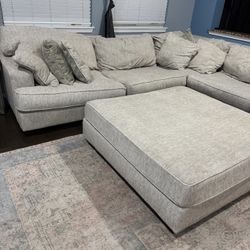 Huge Sectional Couch W/ End Tables