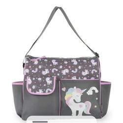 Girly Unicorn Diaper Bag 