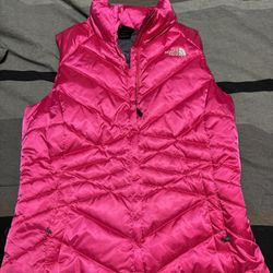Womens Size Medium Authentic Northface Down Vest 