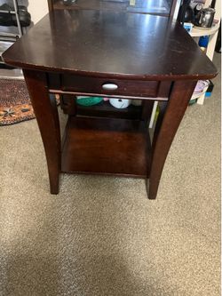 Pair side table sturdy