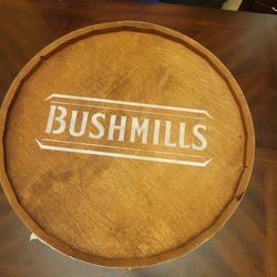 Bushmills Irish Whiskey Wooden Barrel Head