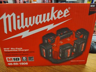 Milwaukee 6 way sequential charger
