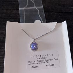 .925 Sterling Silver Lab Created Opal