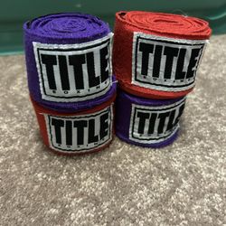 Title Boxing Wrist Straps (2 Sets)
