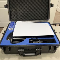 PS5 Disc Version with Heavy Duty Traveling Case