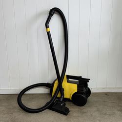 Eureka Mighty Mite Bagged Canister Vacuum Yellow: Electric, 1560W, 20ft Cord, 6.5ft Hose