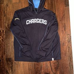 2XL Vintage Chargers hoodie, very excellent condition  Reebok NFL apparel