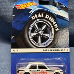 Hot Wheels “Datsun Bluebird 510” (2014) Real Riders - New in Blister Pack! 