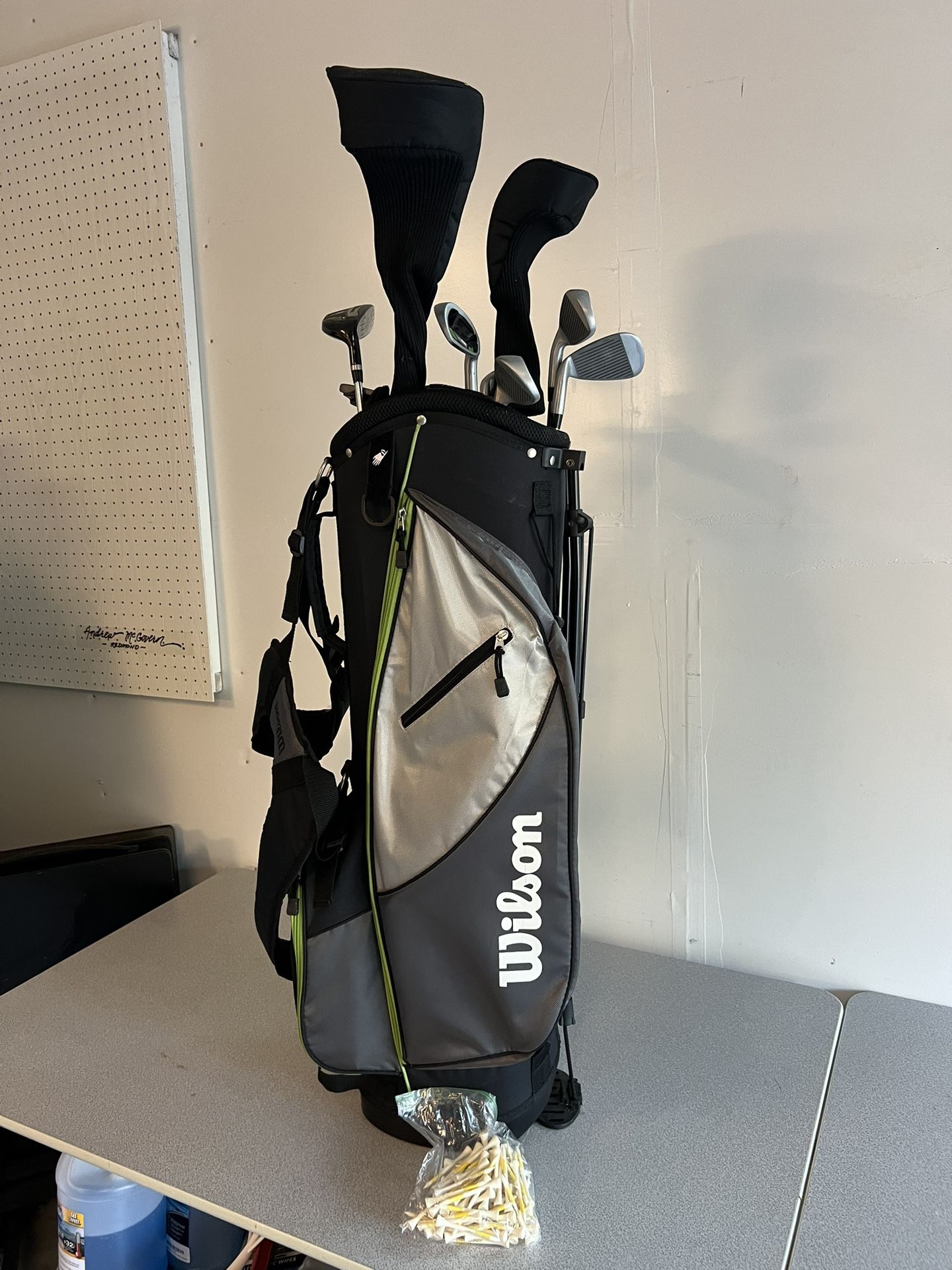 Wilson Complete Golf Club Set w/ Bag & Tees – Great Condition!