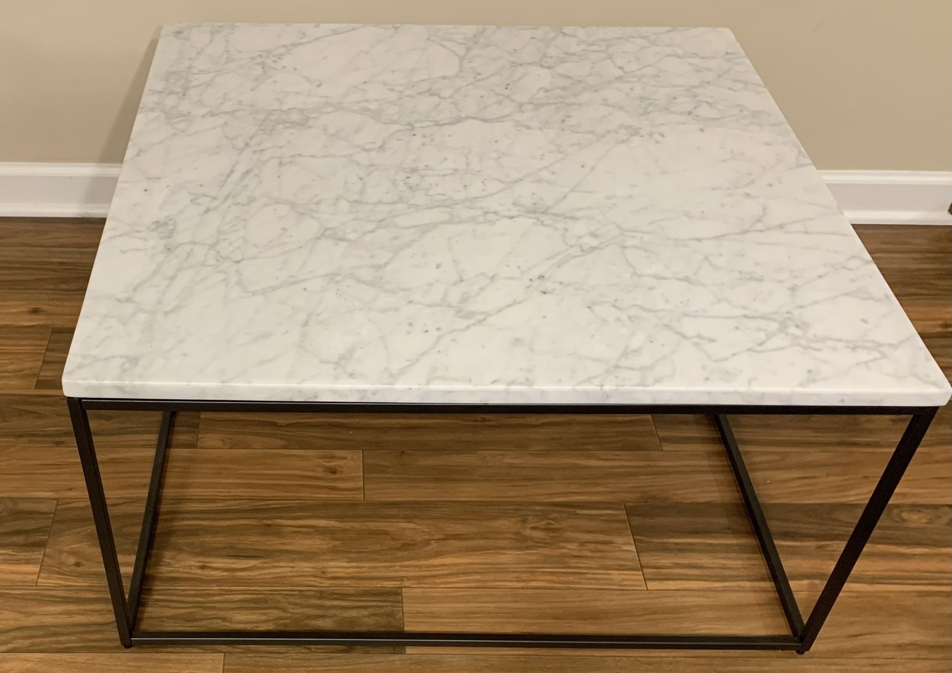 West Elm Marble Coffee Table