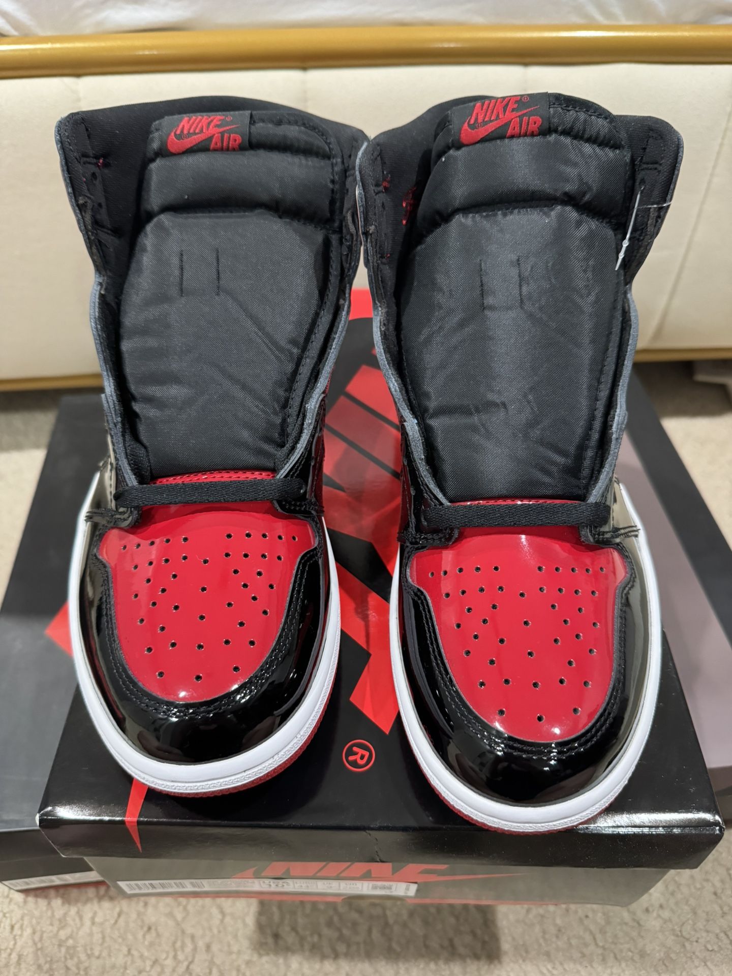Jordan 1 High “Patent Bred” 10.5M