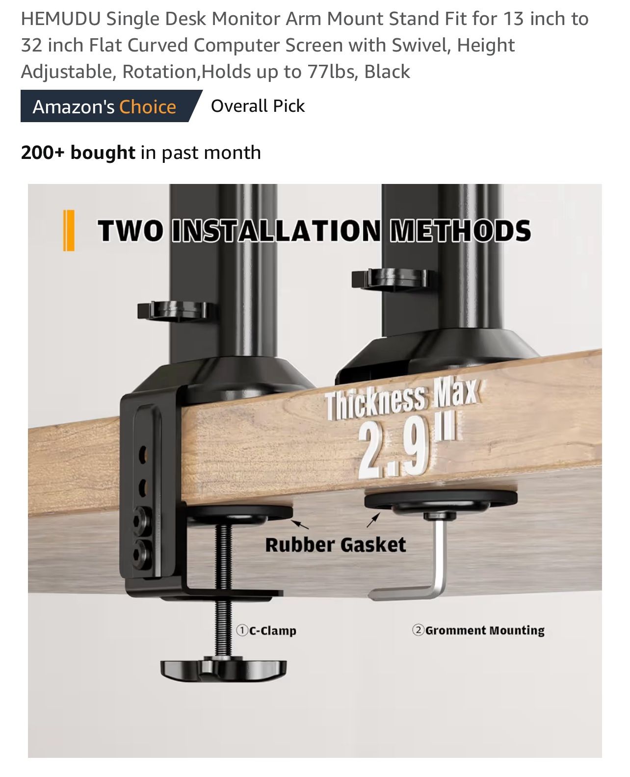 Computer/ TV Monitor Stand