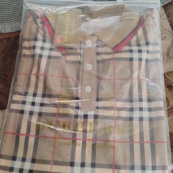 L-XL Burberry Polo 