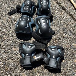 JBM Kids Wrist, Elbow And Knee Guards, Size Small -like New