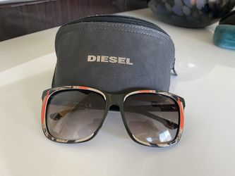 Diesel 98B Women’s Brown Lens Multi-color Sunglasses
