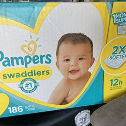 Size 2 Pampers & Luvs Diapers