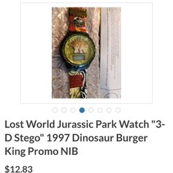 Lost world Jurassic Park Watch