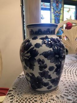 Blue and White Vase