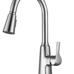 Kitchen faucet with Pull Down Sprayer. Brushed Nickel Color NEW $70
