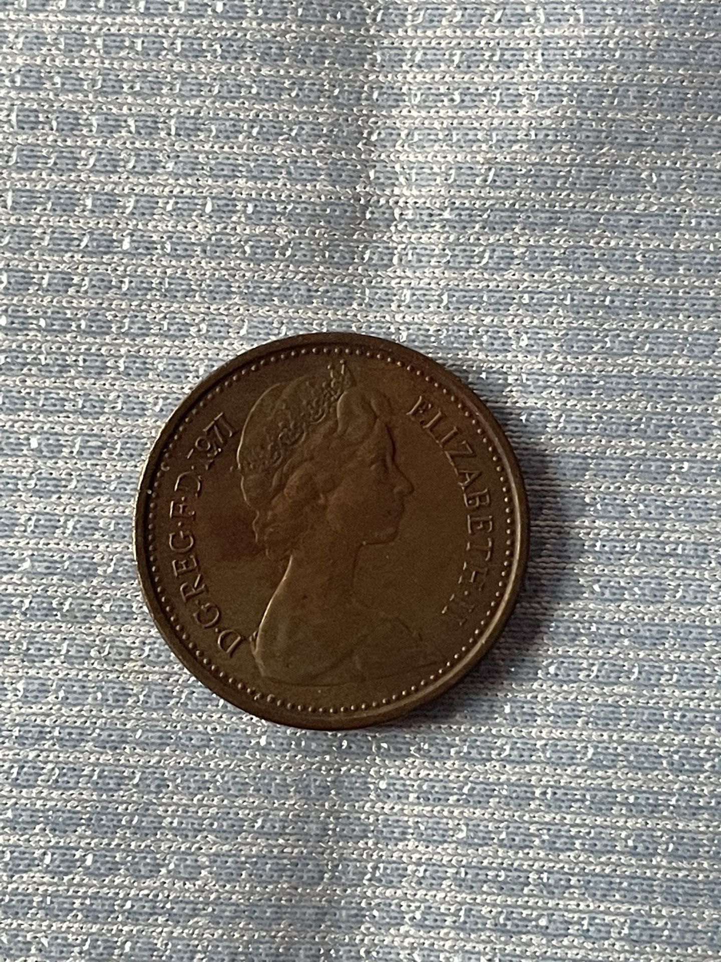 1971 British 5 New Pence