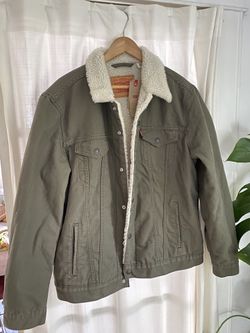 Levi Jacket, Olive Army Green, Men’s Size XL