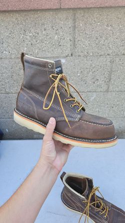 Size 10 wide Duradero Work Boots Steel Toe