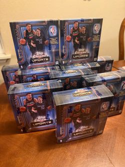 Topps chrome update basketball 11 megas 11 blasters