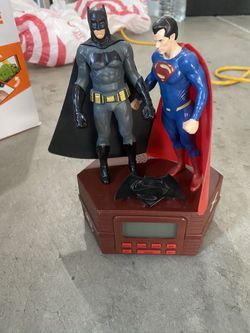 Batman/Superman Clock