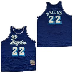 Los Angeles Lakers Baylor #22 Blue Mitchell & Ness Jersey