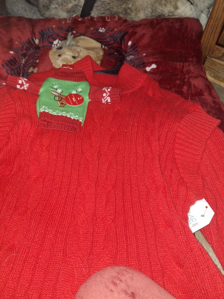 New Red Sweater ××l