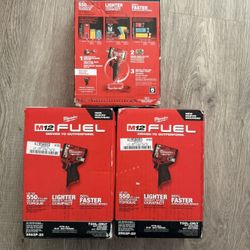 M12 FUEL 12V Lithium-Ion Brushless Cordless Stubby 1/2 in. Impact Wrench (Tool-Only)