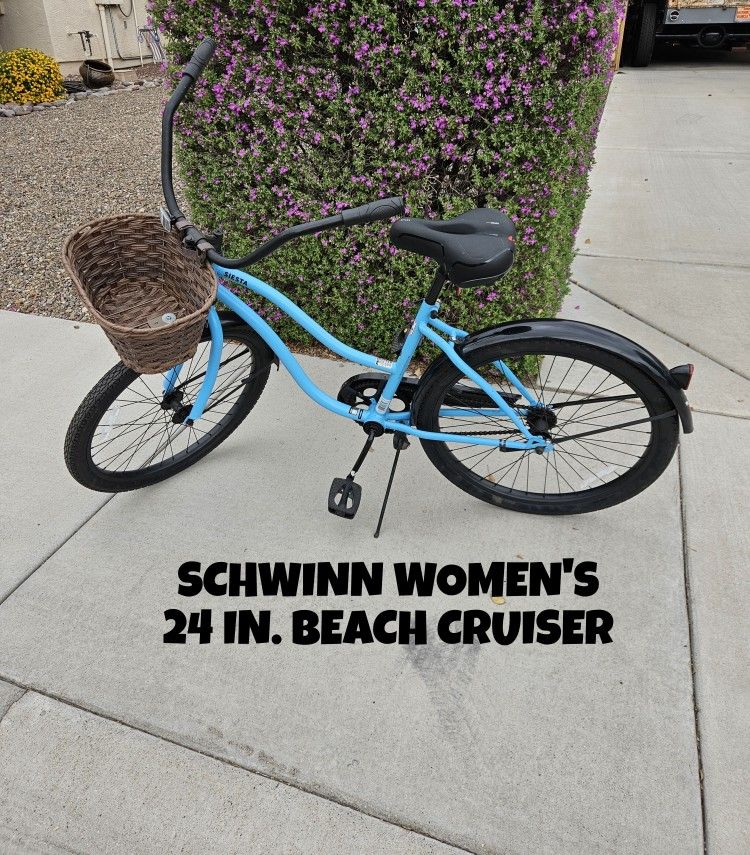 SCHWINN 24 IN. WOMEN'S CRUISER BIKE