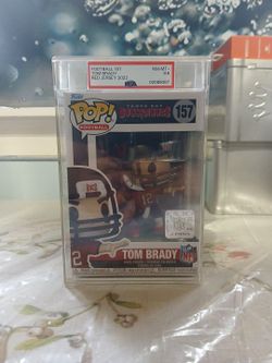 Tom Brady 157 PSA GRADED 8.5 Funko Pop 