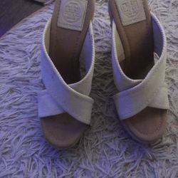 Tory Burch Wedges Sz 6 1/2 $120