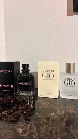Valentino born in roma intense and aqua di gio