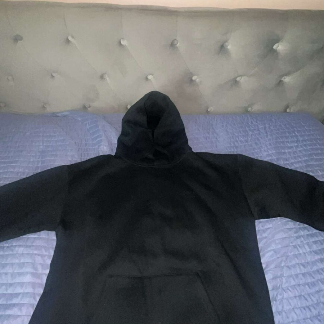 Black Essential Hoodie 