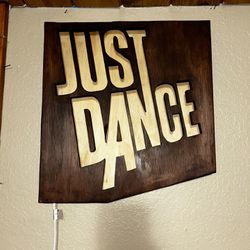 Just Dance Wall Sign 